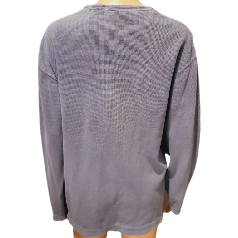 Paper Denim & Cloth Blue Thermal Henley Medium - Picture 3 of 6